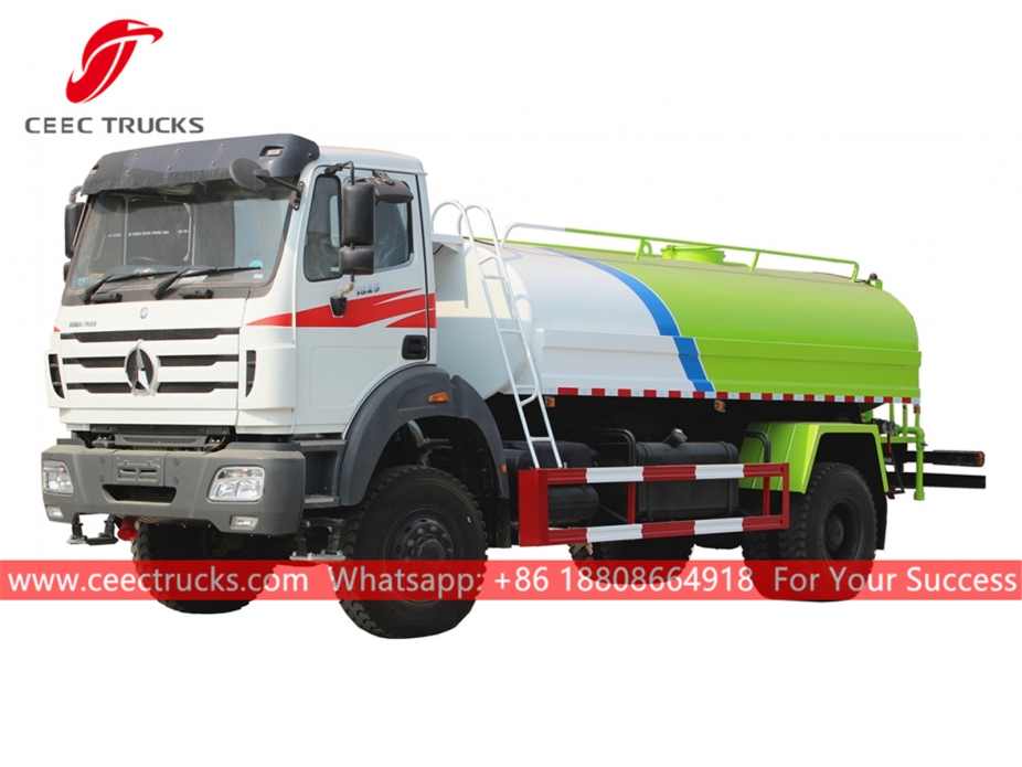 Beiben 4x4 RHD Water tanker truck