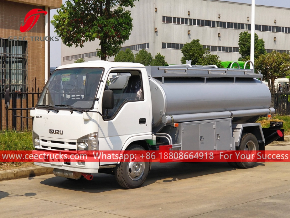 4CBM Fuel tanker truck na ISUZU