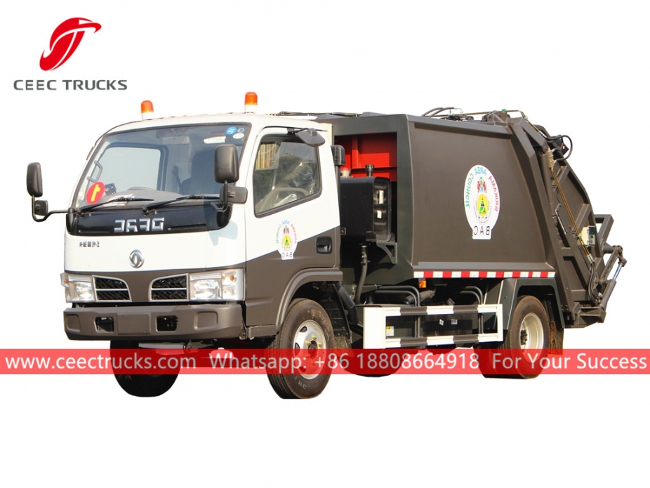 Gambia 6CBM Compression Garbage Truck