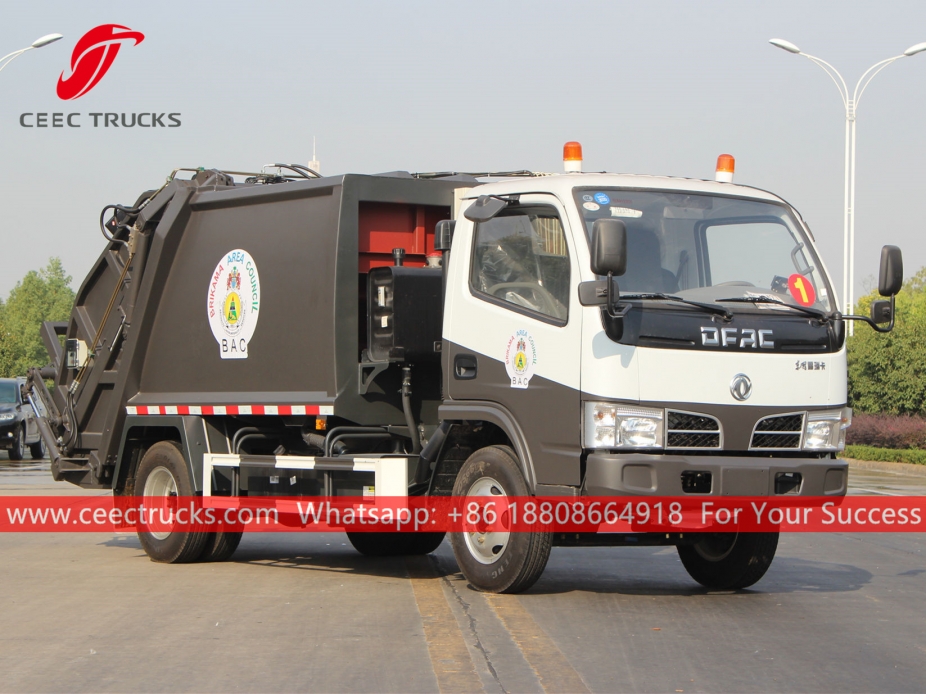 Gambia 6CBM Compression Garbage Truck