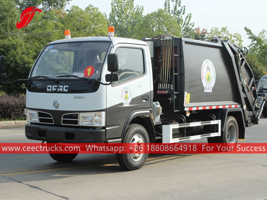 Gambia 6CBM Compression Garbage Truck