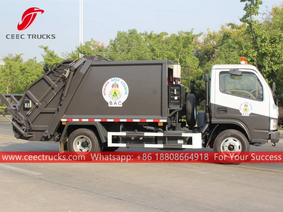 Gambia 6CBM Compression Garbage Truck