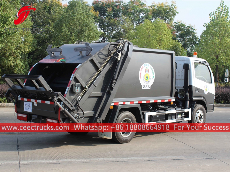 Gambia 6CBM Compression Garbage Truck