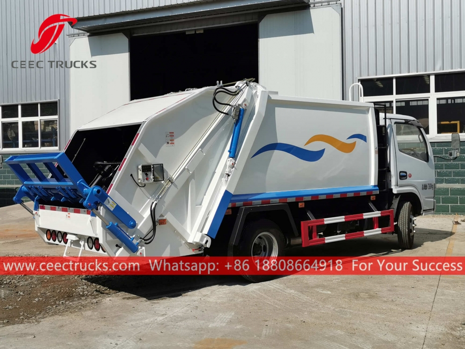 Dongfeng 6CBM Back Loading Garbage Truck