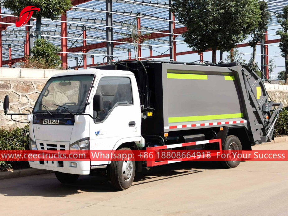 ISUZU 6CBM Waste compactor truck