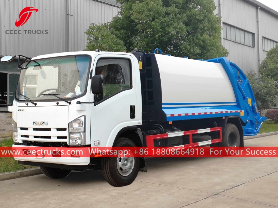 ISUZU 8CBM Backloading garbage truck