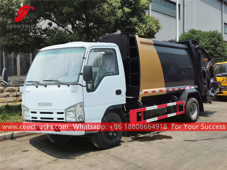 ISUZU 5CBM garbage compactor truck