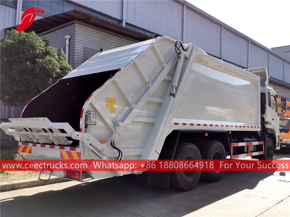 Dongfeng 6*4 RHD Refuse compressor truck