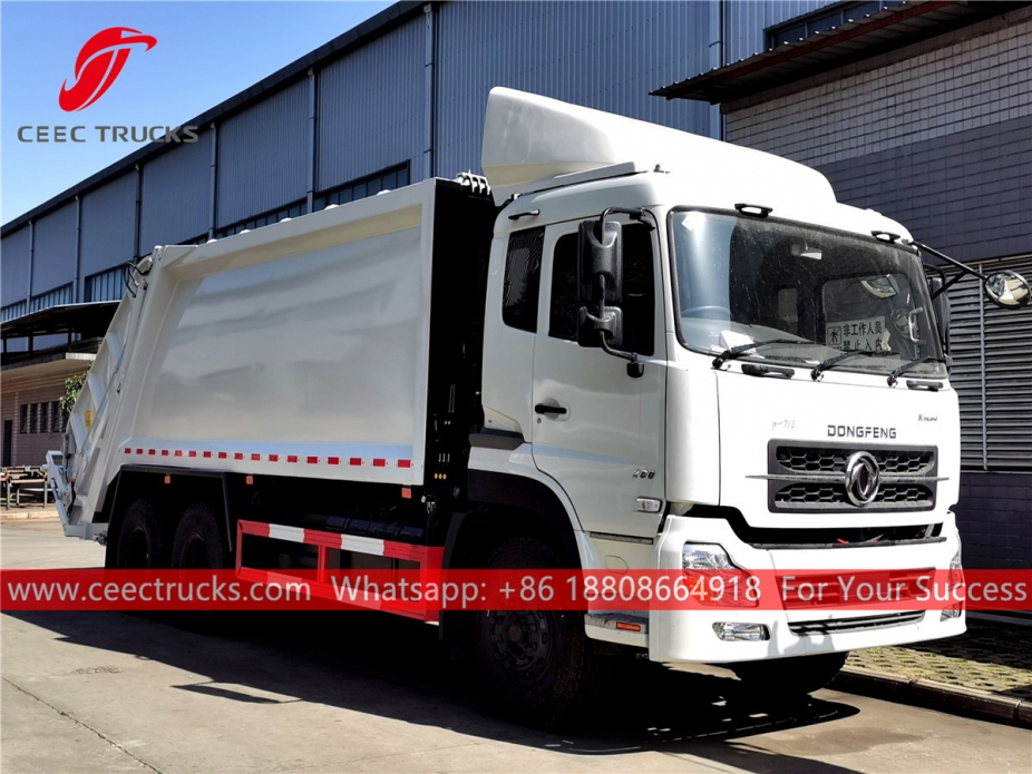 Dongfeng 6*4 RHD Refuse compressor truck