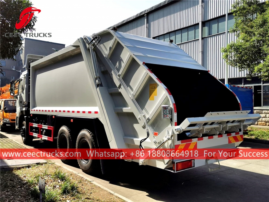 Dongfeng 6*4 RHD Refuse compressor truck