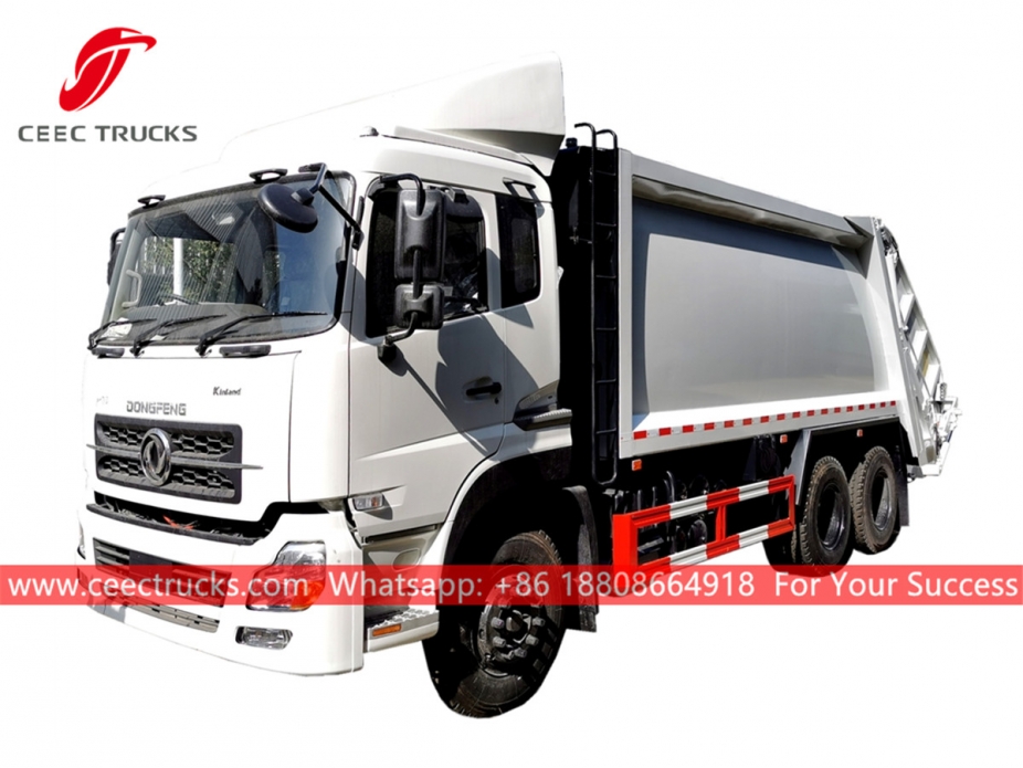 Dongfeng 6*4 RHD Refuse compressor truck