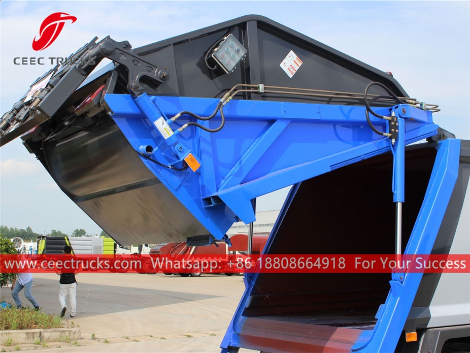 High quality 5,000 liters waste compressor truck upper body