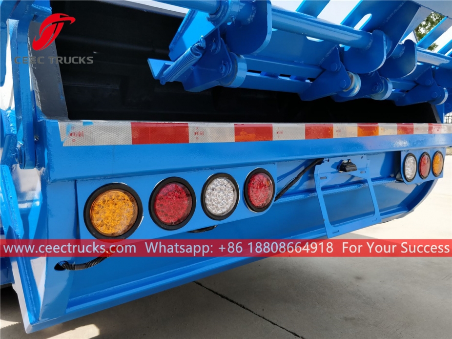 European standard 5,000 liters waste compression truck upper body