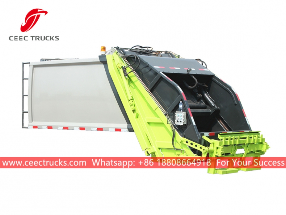 European standard 5,000 liters refuse compression truck body kit