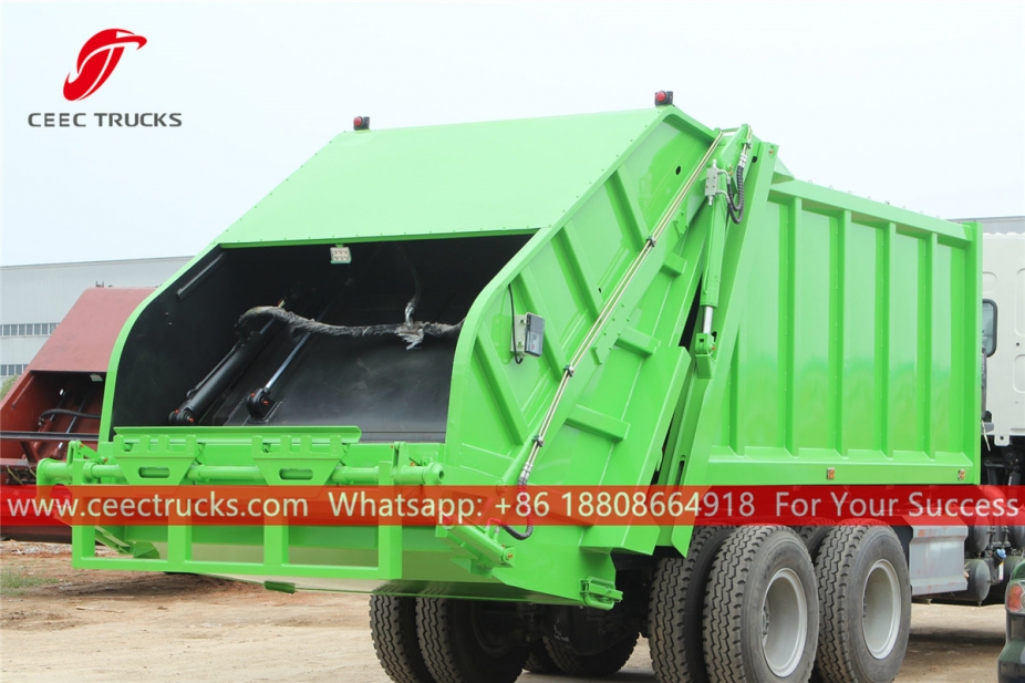 High quality 12,000 liters waste compactor truck body kit