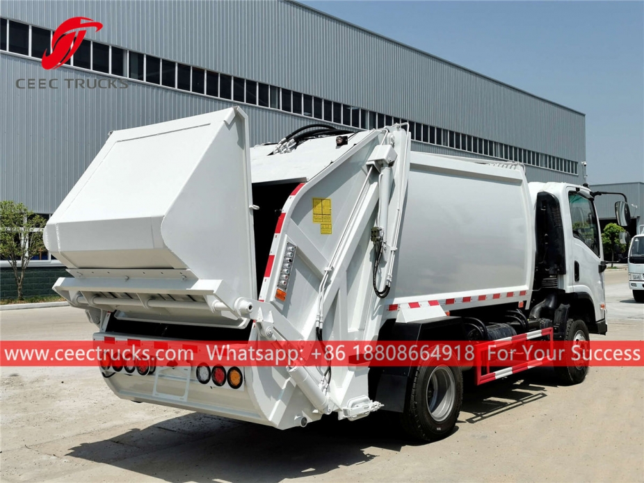 Factory price ISUZU 5CBM Garbage compression truck for exporting