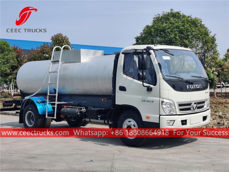 FOTON stainless steel water truck