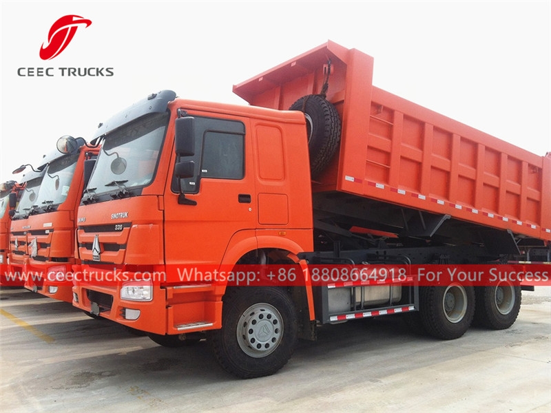 HOWO 10 wheeler 371HP tip-truck