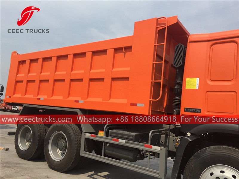 HOWO 10 wheeler 371HP tip-truck