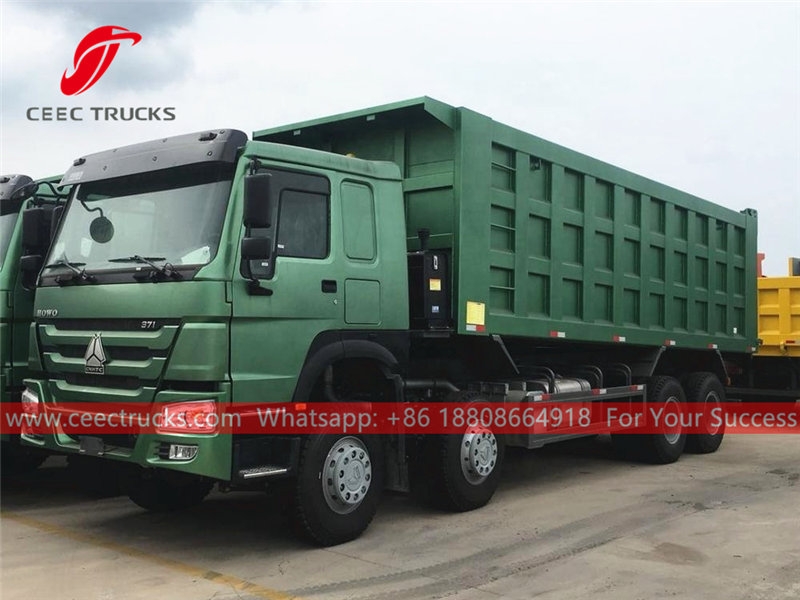 HOWO 12 wheeler tipper truck