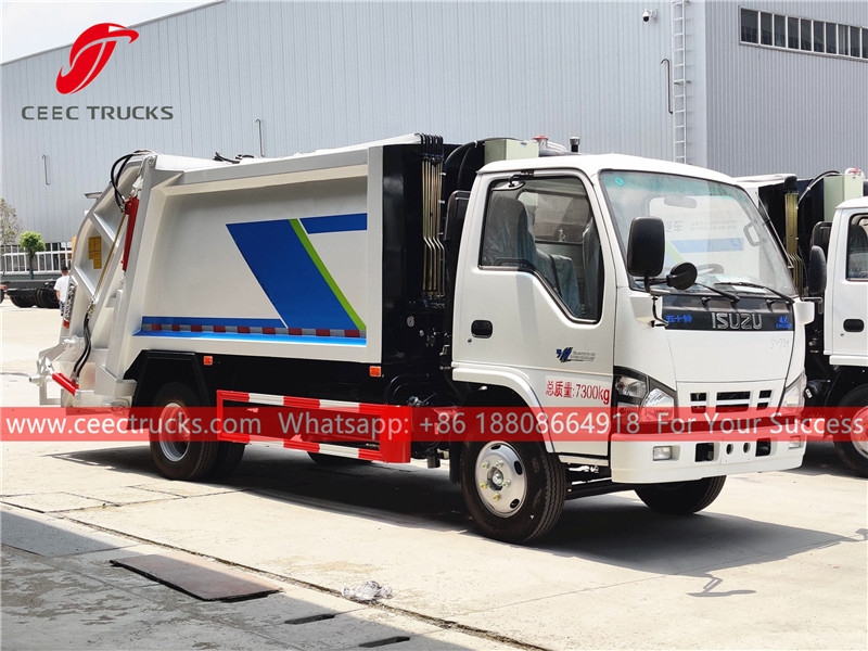 ISUZU 6CBM Garbage compressor truck