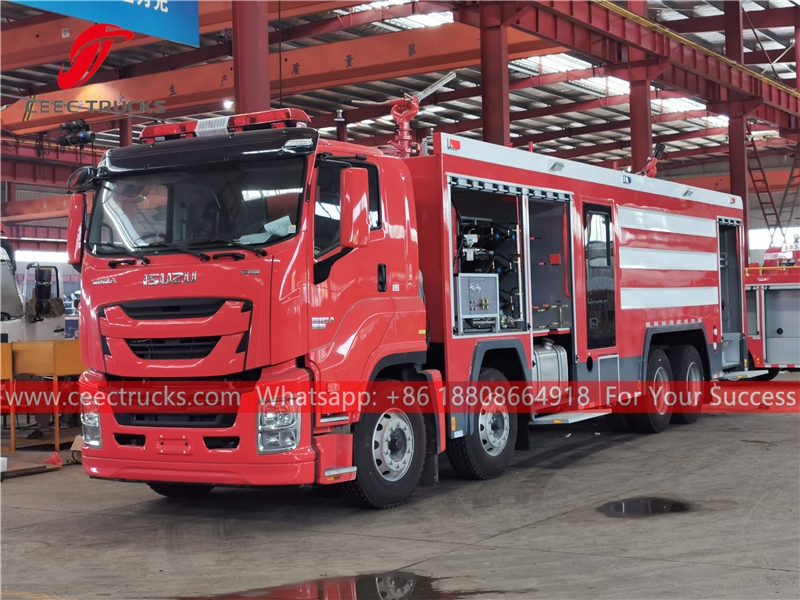 ISUZU GIGA Dry powder Fire fighting truck for sale