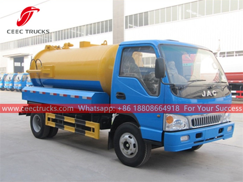 JAC 4×2 vacuum truck