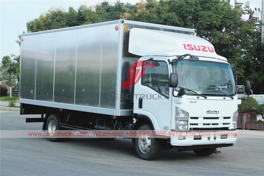 ISUZU 4×2 Aluminum alloy cargo truck