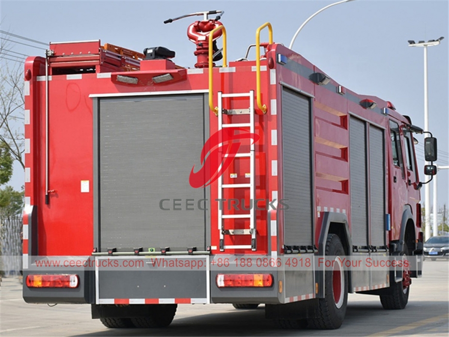 HOWO 4×2 fire truck