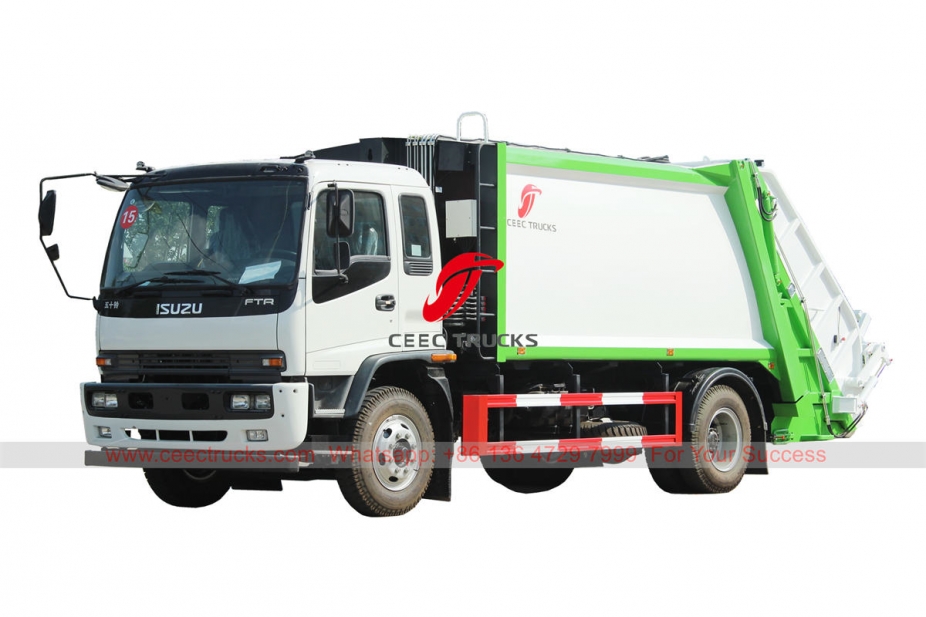 ISUZU FTR back loading bin truck