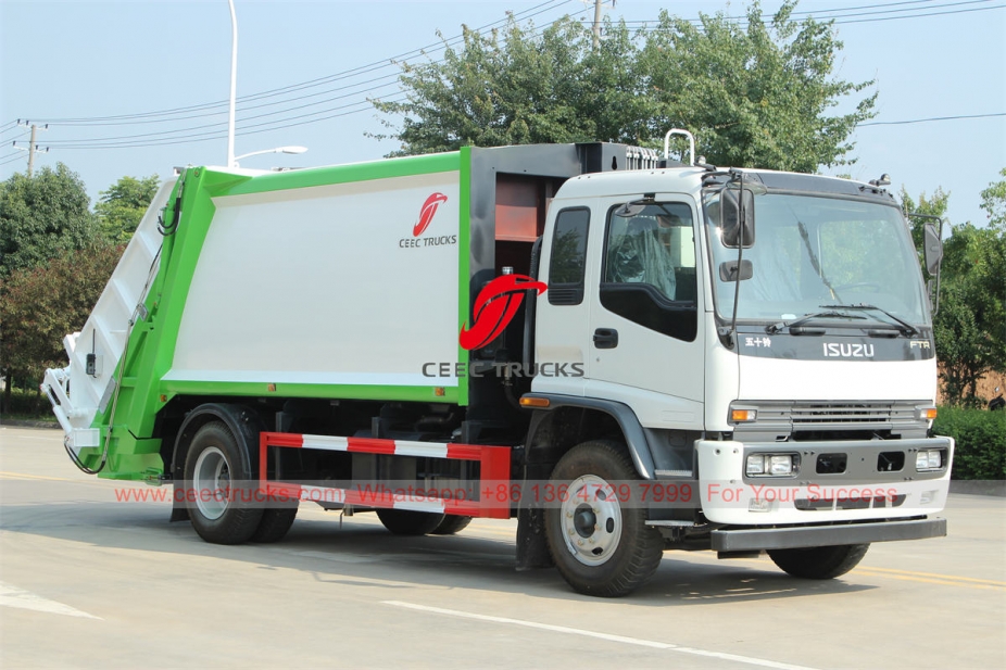 ISUZU FTR back loading bin truck