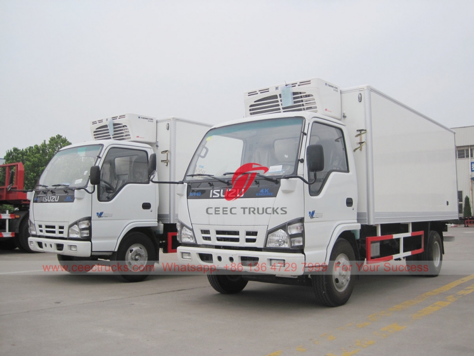 ISUZU NKR reefer truck