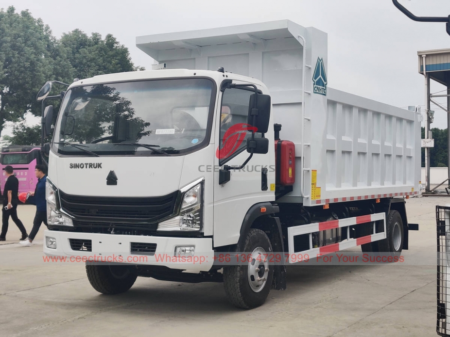 HOWO 6 wheeler tipper truck