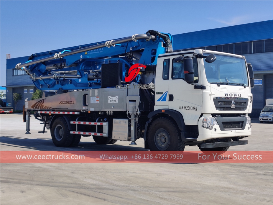 38m Cement Pump Truck HOWO