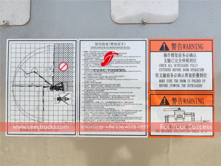 38m Cement Pump Truck HOWO