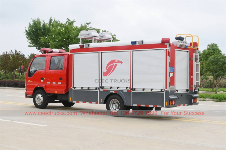 ISUZU lighting fire truck