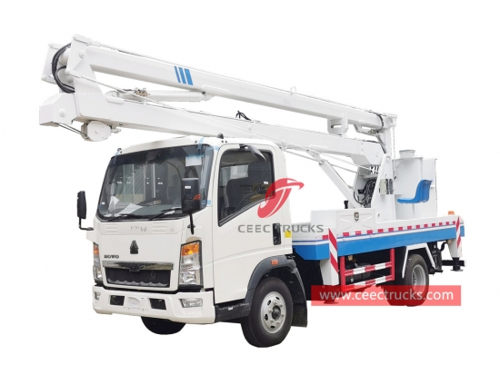 HOWO RHD man lifter truck