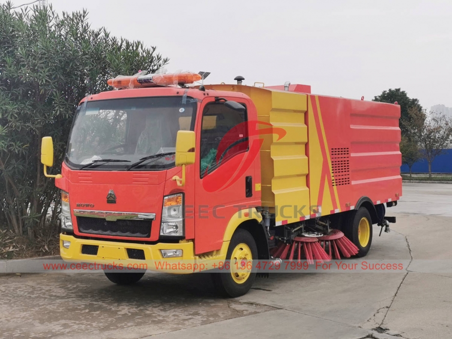 HOWO 5cbm road sweeper truck