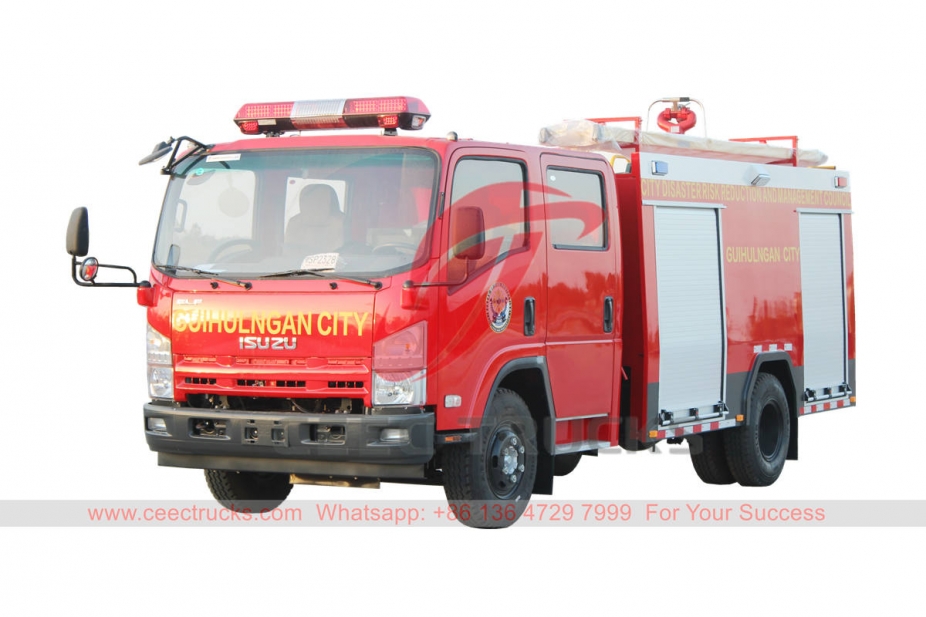 ISUZU water tank fire engine