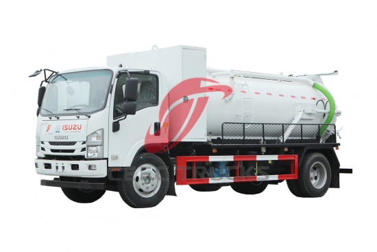 ISUZU NPR Sewer Vacuum Truck With MORO pump for Southeast Asia