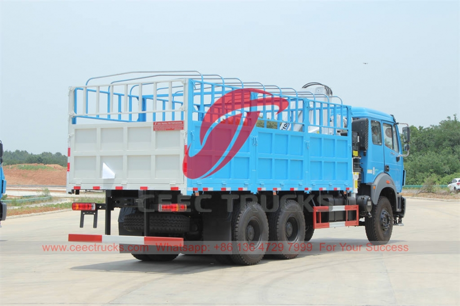 Beiben 6×4 RHD Crane truck at best price