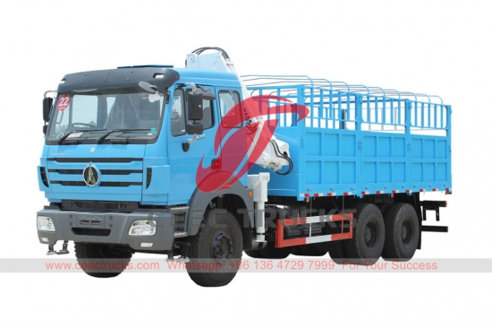 Beiben 6×4 RHD Crane truck at best price