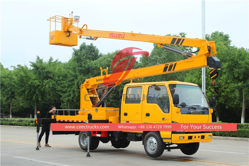 ISUZU 18 meters aerial platform truck