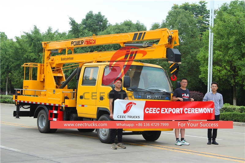 ISUZU 18 meters aerial platform truck