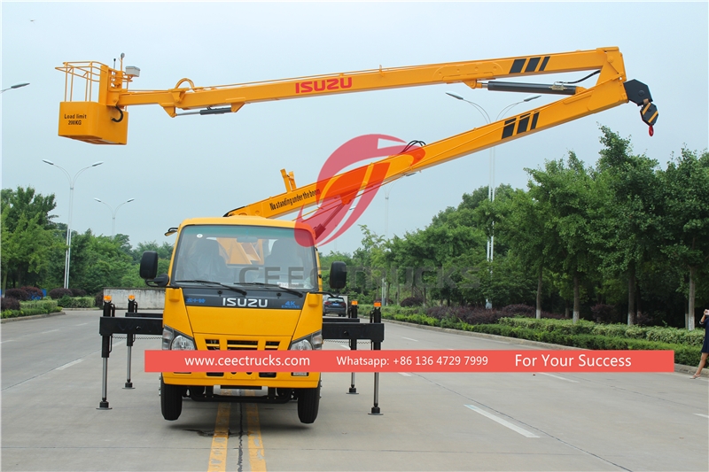 ISUZU 18 meters aerial platform truck