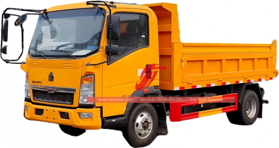 howo 3 ton dumping truck