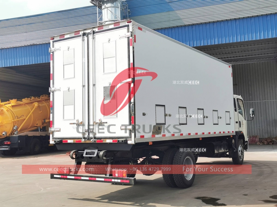 HOWO right hand drive 8 ton refrigerated truck