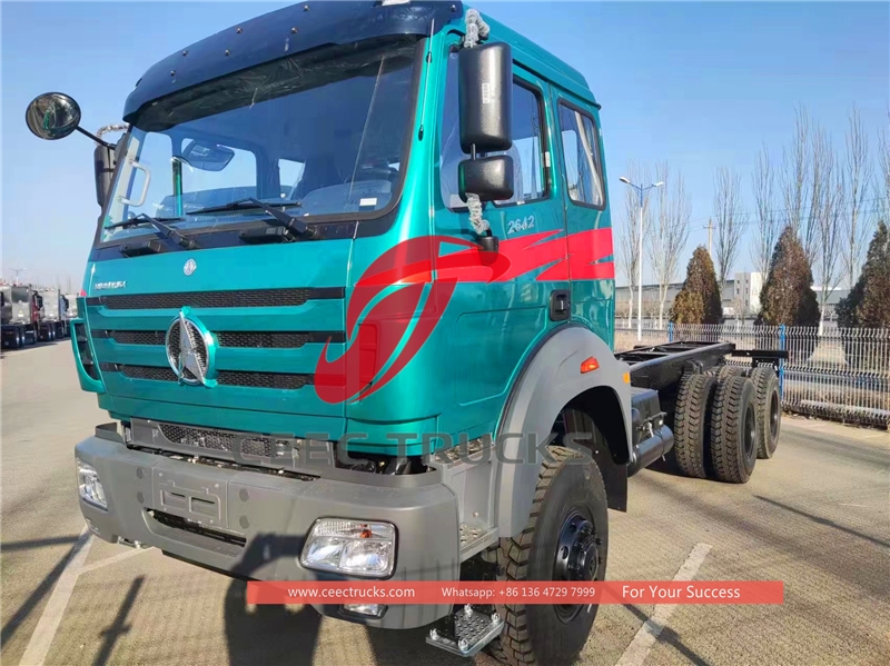 congo beiben 6*6 drive 2642 truck chassis