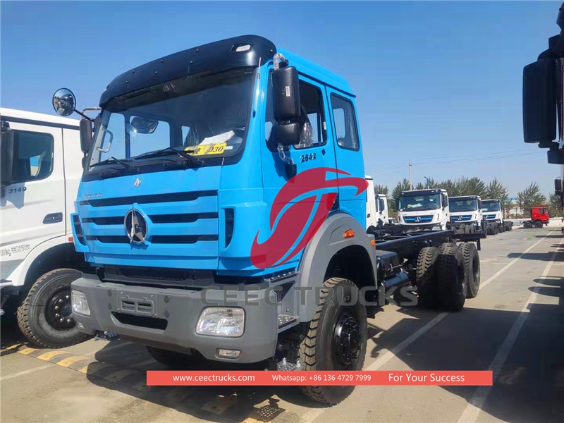 beiben 6*6 drive 2642 truck chassis