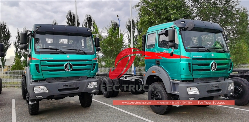 congo beiben 6*6 drive 2642 truck chassis